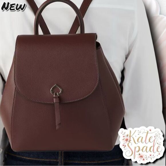 kate spade Handbags - New NWT Kate Spade Adel Medium Flap Backpack Bag – Cherrywood